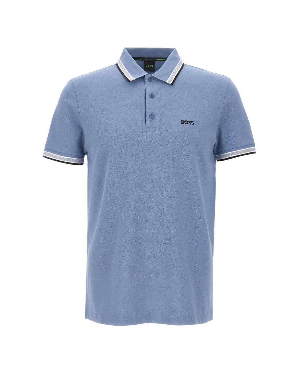 Boss Blue Paddy Polo Shirt for men
