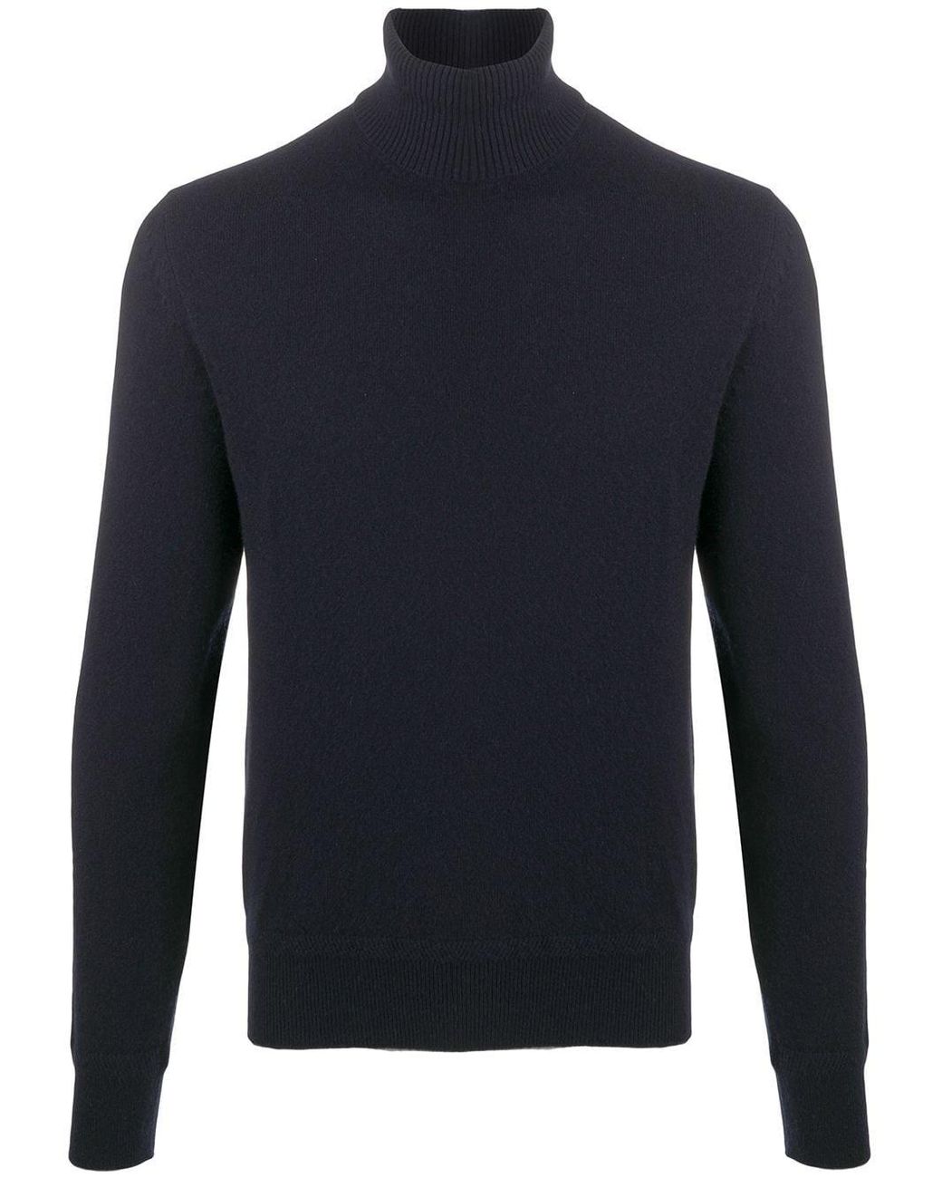 Tom Ford Cashmere Roll Neck Knitted Sweater in Blue for Men - Lyst
