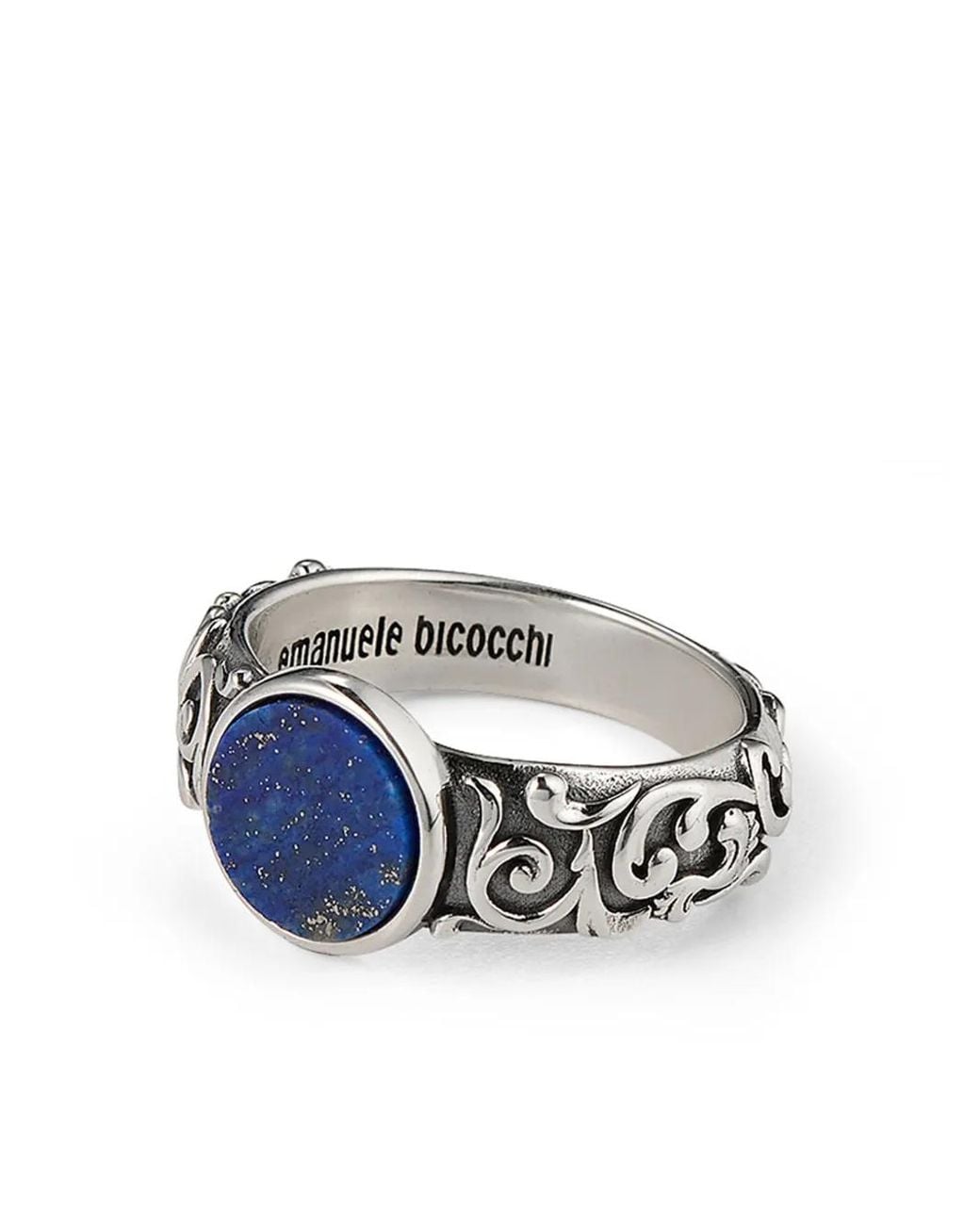 Emanuele Bicocchi Blue Arabesque Malachite Ring