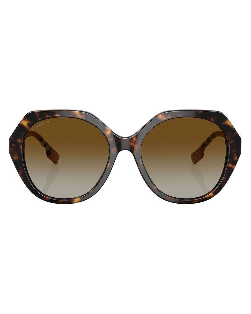 Burberry Vanessa Tortoiseshell Sunglasses in Brown | Lyst