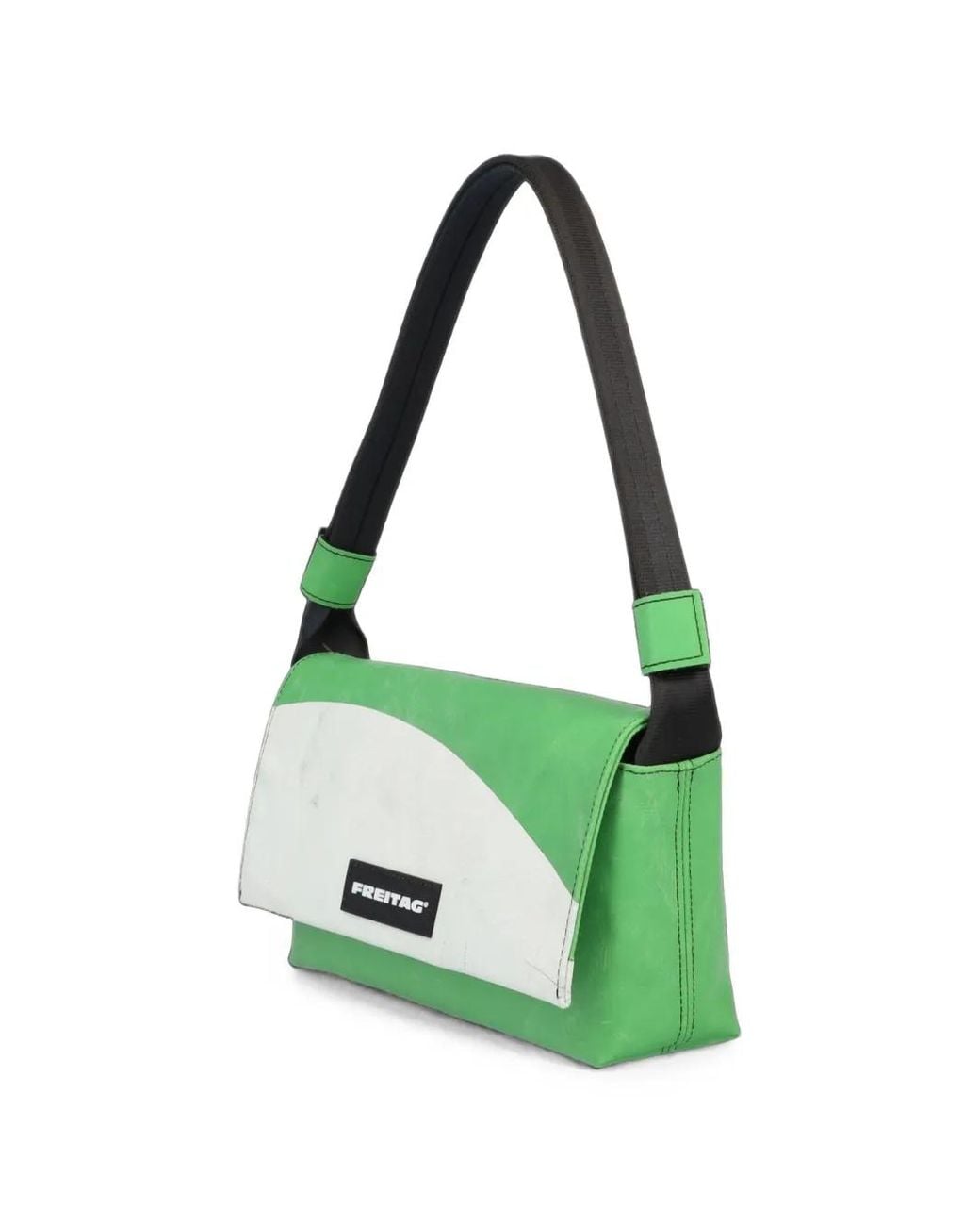Freitag Green Small Laura Shoulder Bag