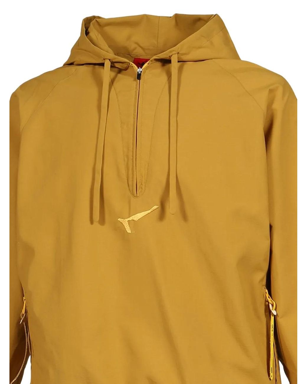 John Doe Yellow Packable Hooded Jacket for men