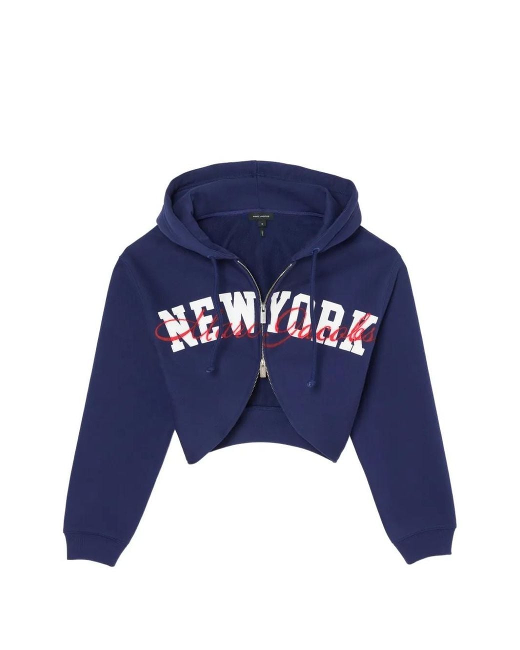 Marc Jacobs Blue Canal St Cropped Hoodie