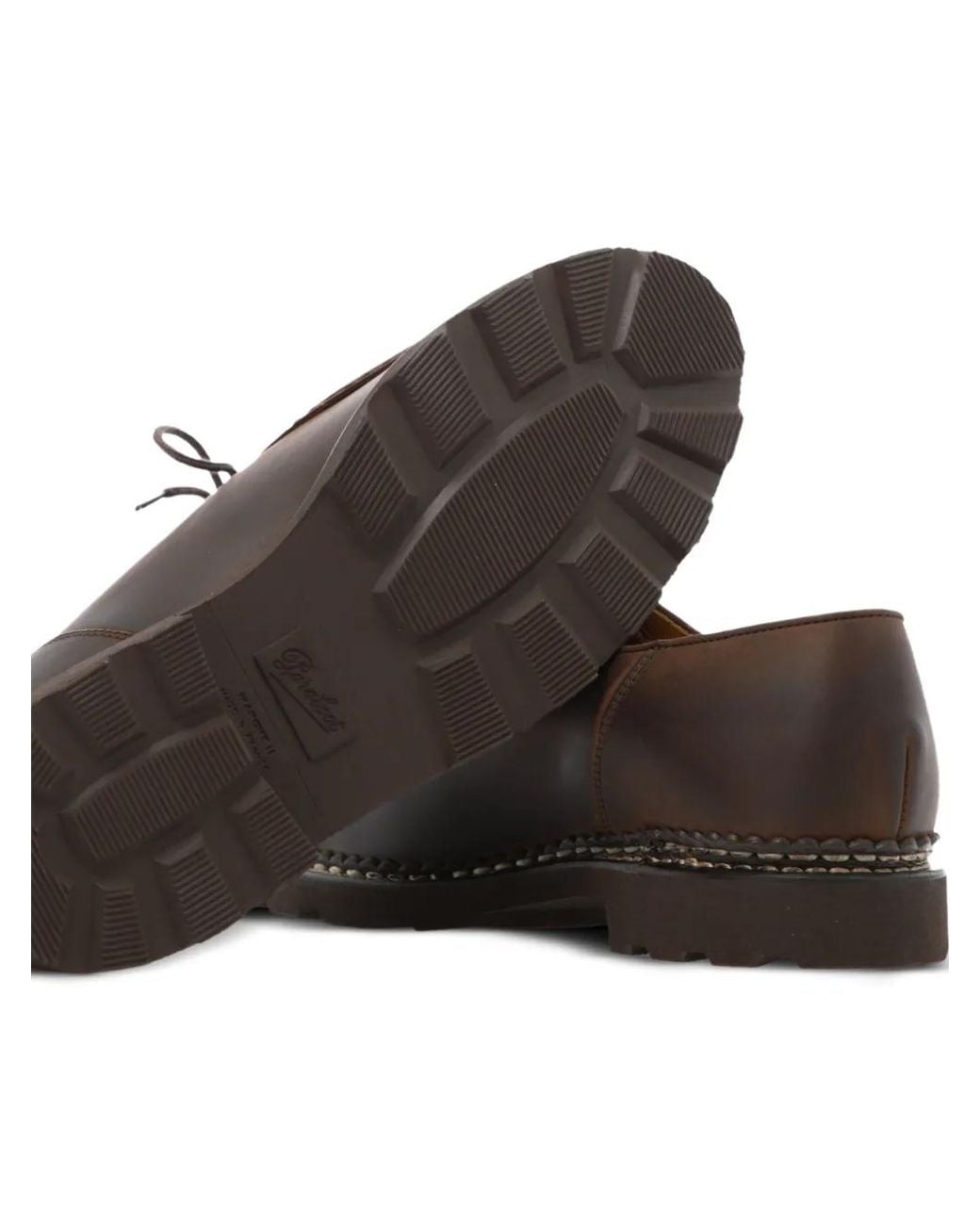 Paraboot Brown Derbies Michael for men