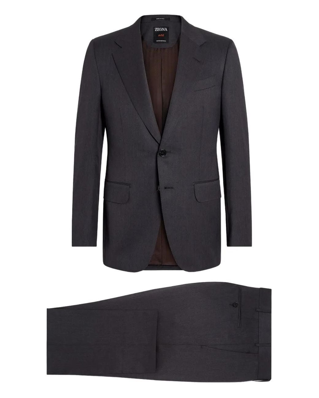 Zegna Blue Centoventimila Wool Suit for men