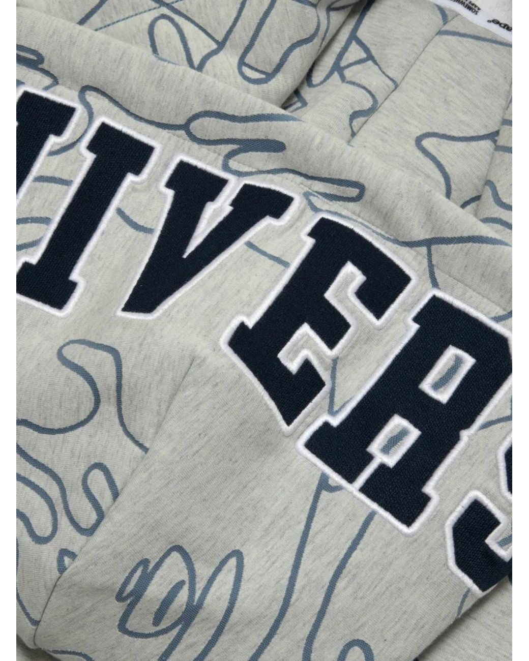 Aape By A Bathing Ape Gray Zip-Up Hoodie for men