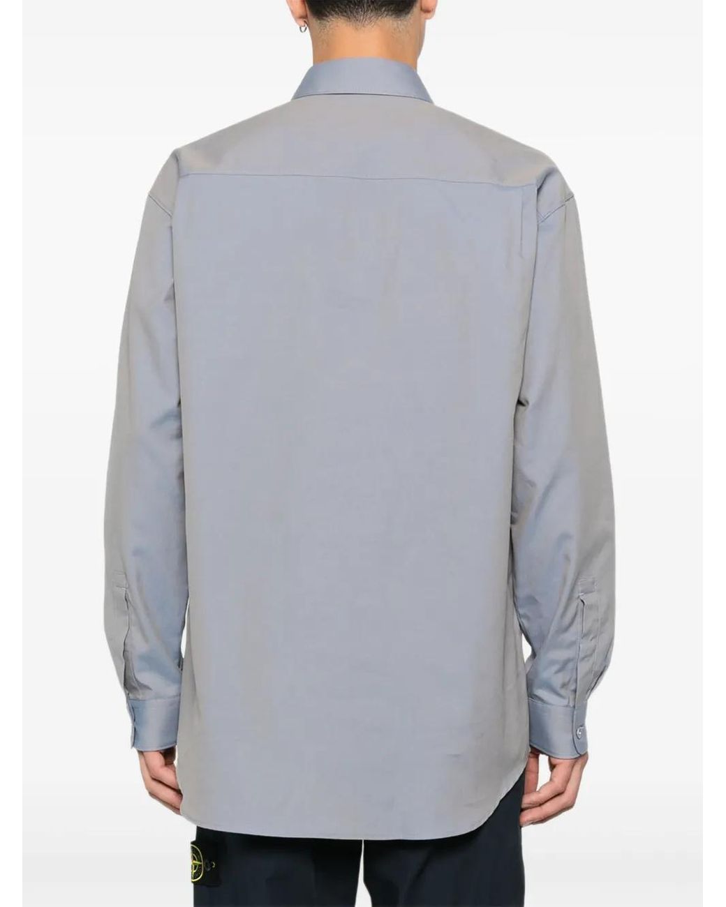 Stone Island Gray Shirt for men