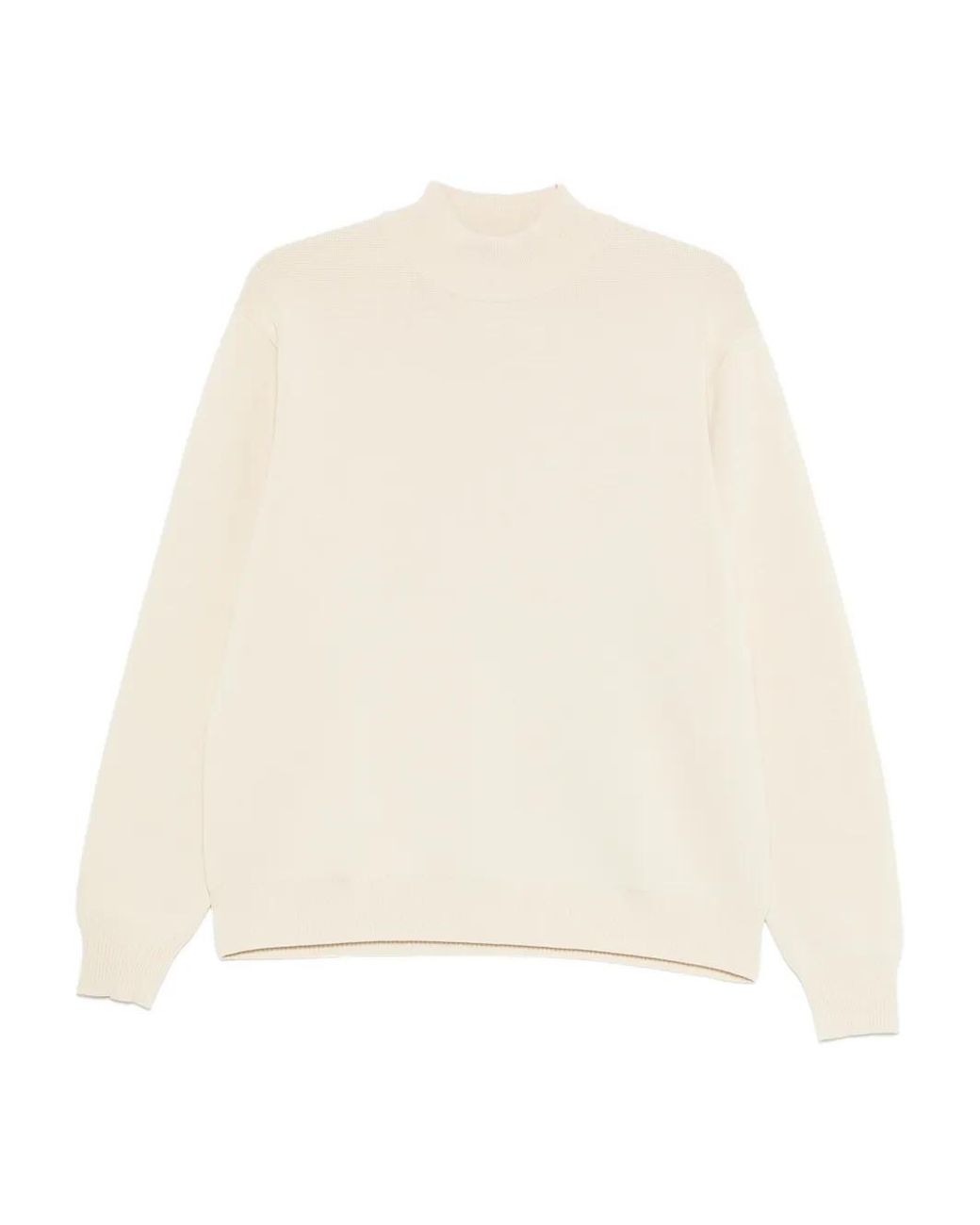 Carrera White Crew-Neck Sweater for men