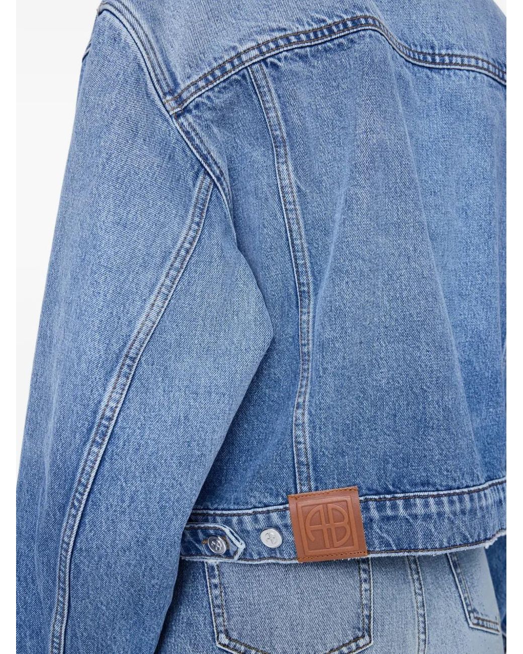 Anine Bing Blue Quincy Jacket