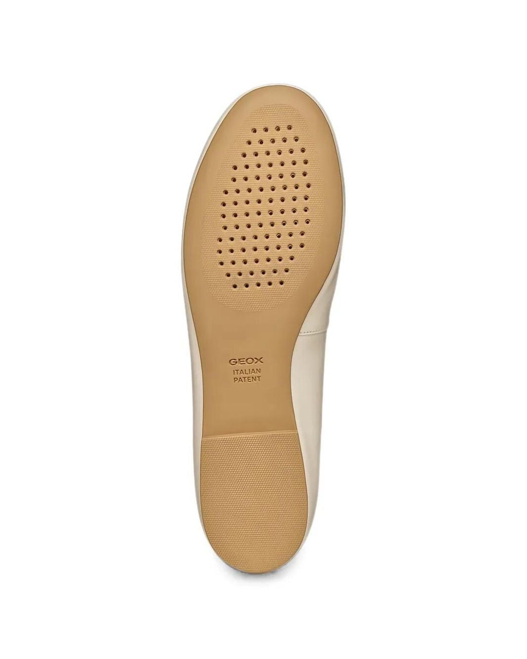 Geox White Palmaria Bow-Detail Ballet Flats