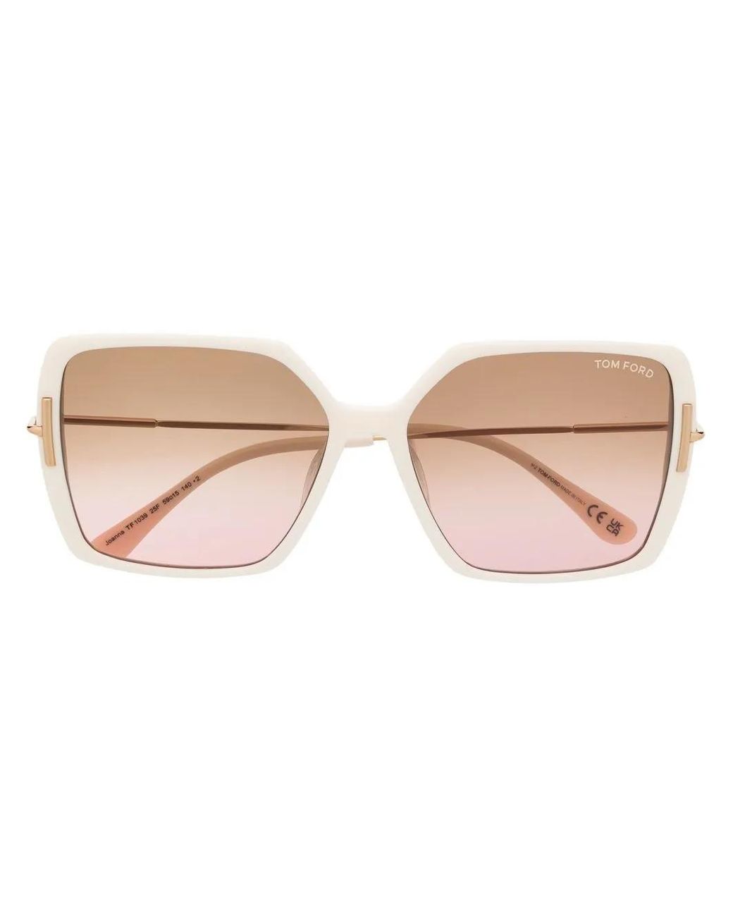 Tom Ford Natural Eyewear - Square-shaped Gradient Lenses Sunglasses