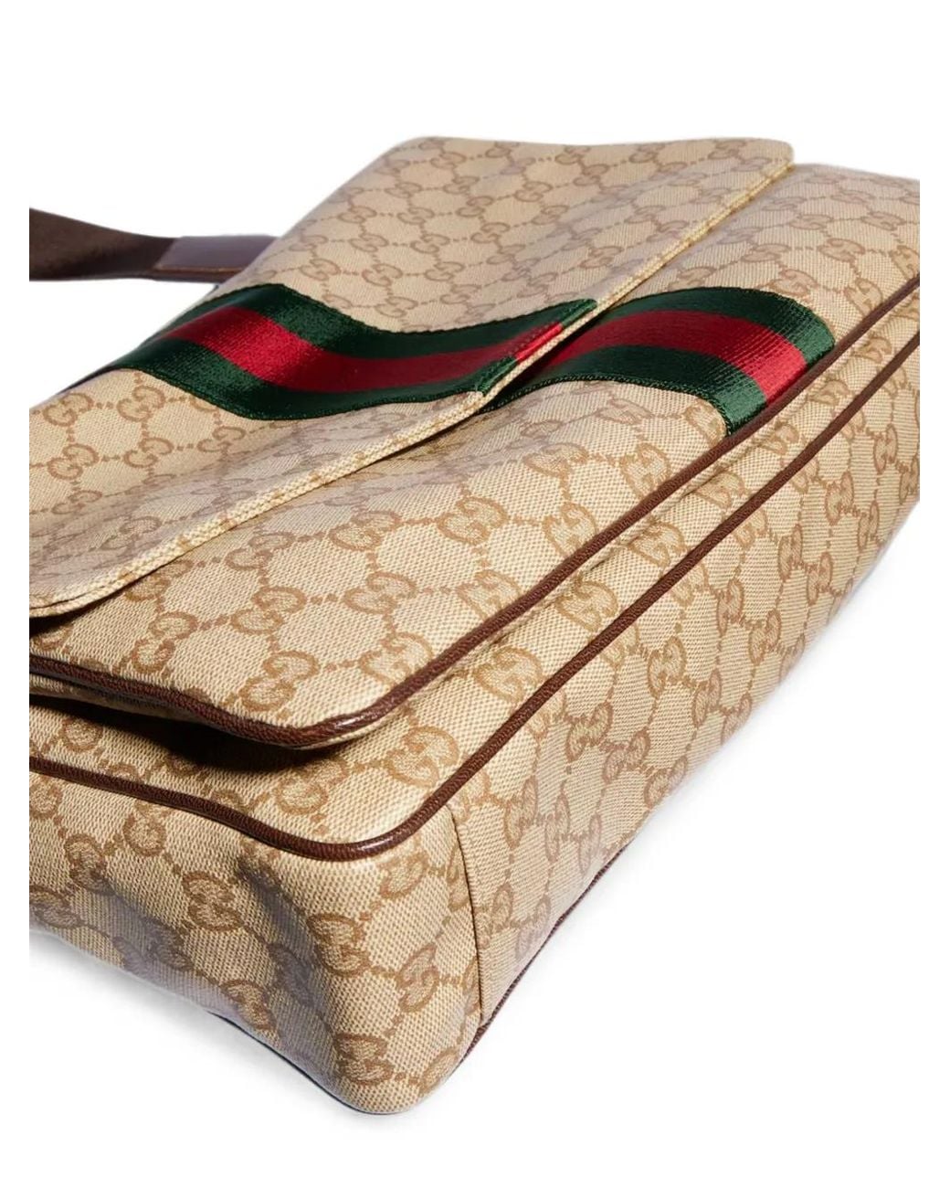 Gucci Natural Medium Crossbody Bag With Web for men