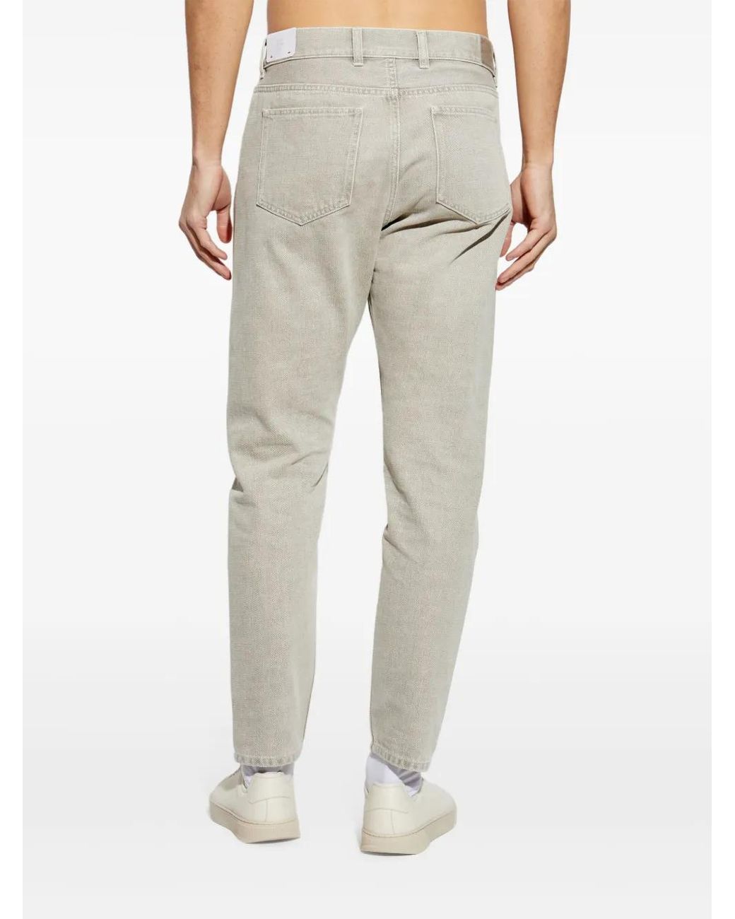 Eleventy Jeans Met Knopen in het Natural voor heren
