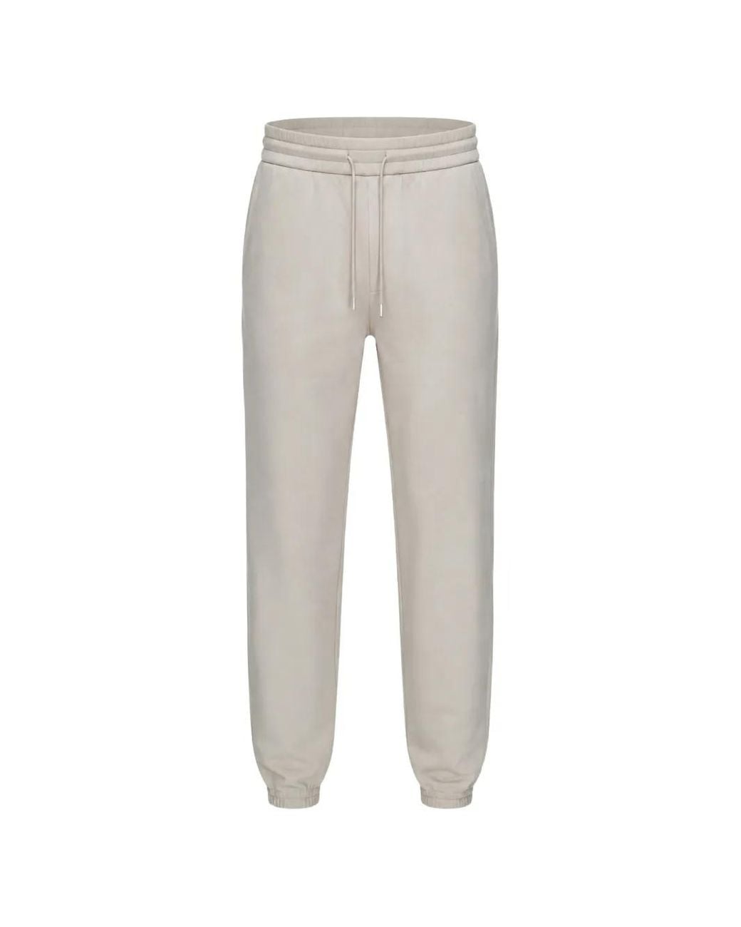 Emporio Armani Gray Logo-Plaque Track Pants for men