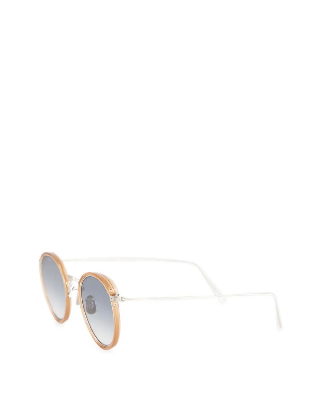 Eyevan 7285 Orange Lunettes De Soleil 717E À Monture Ovale for men