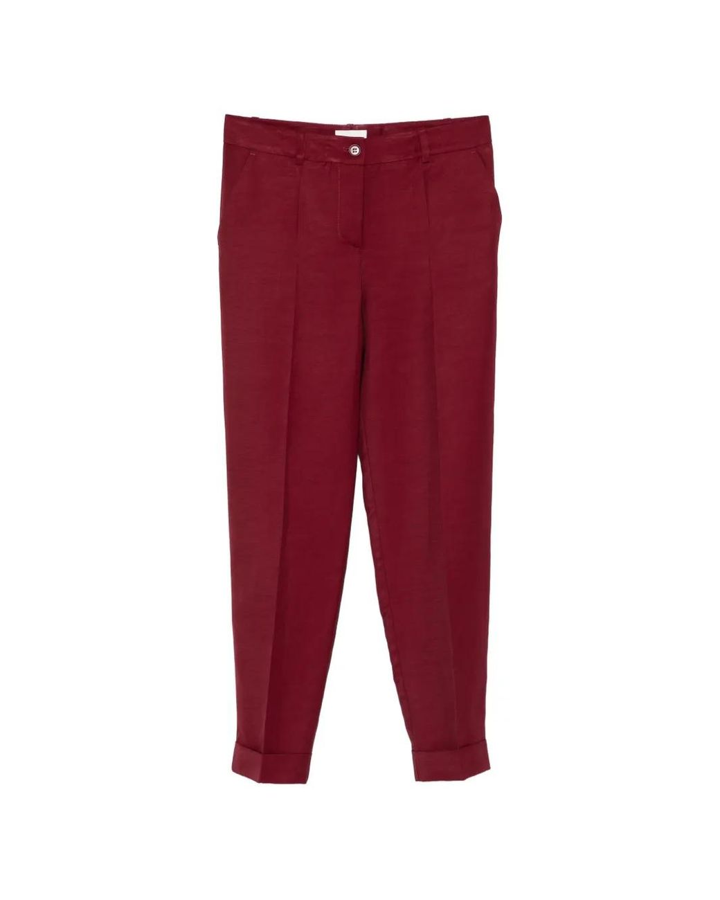 P.A.R.O.S.H. Raisa Button Tailored Trousers