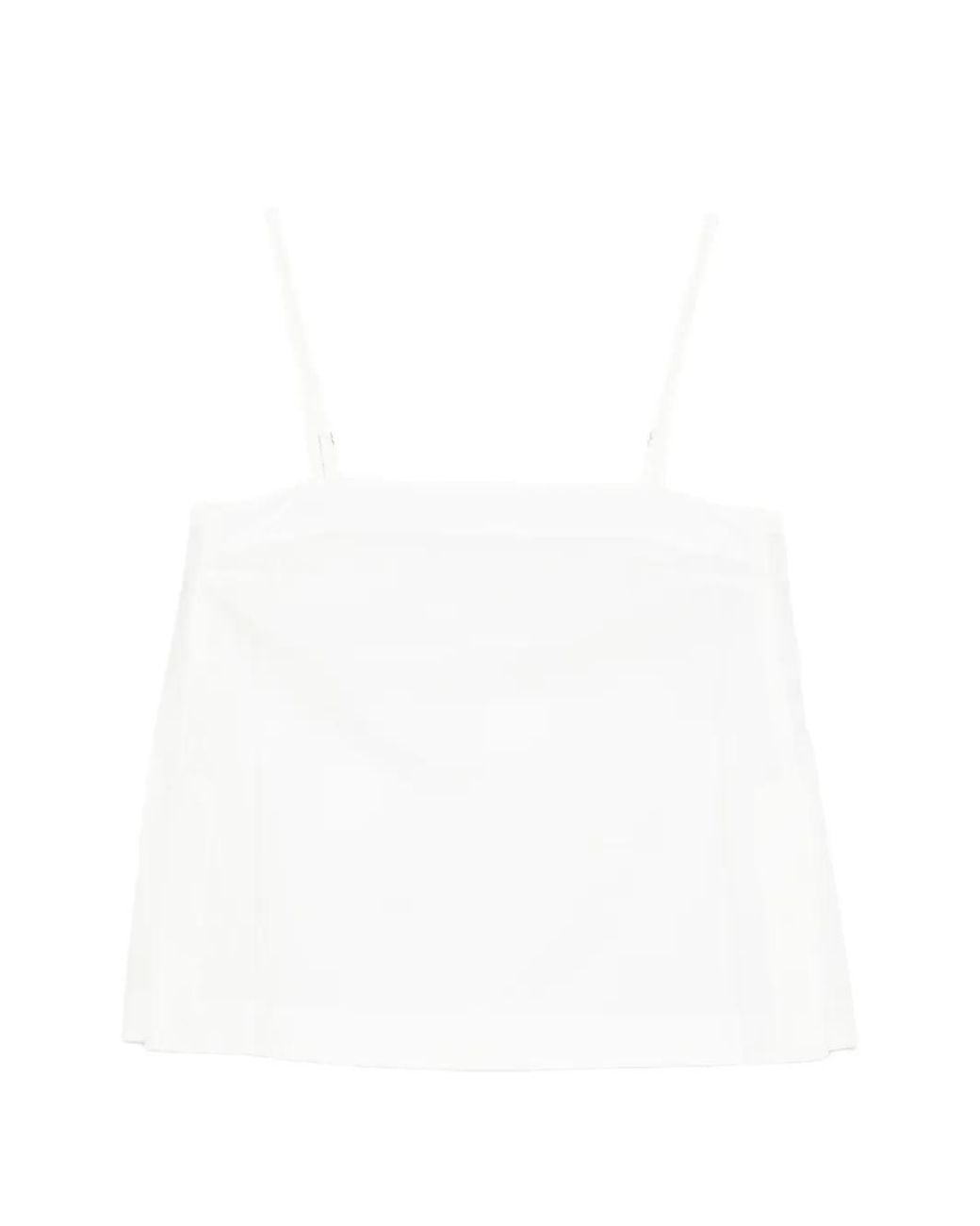 Bondi Born White Spaghetti-Strap Top
