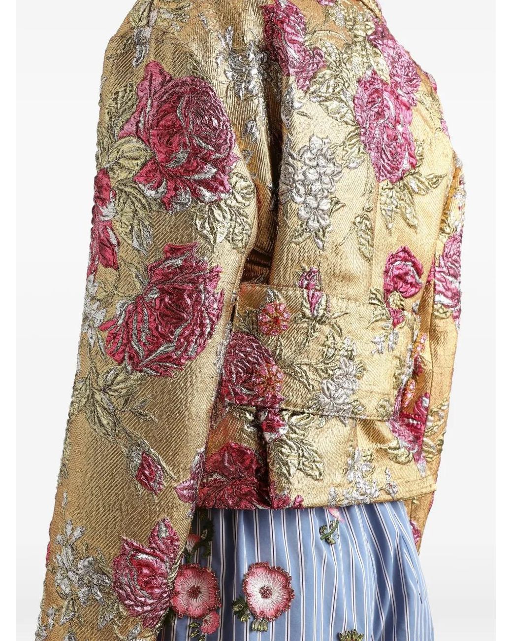 Dolce & Gabbana Red Double-Breasted Jacket