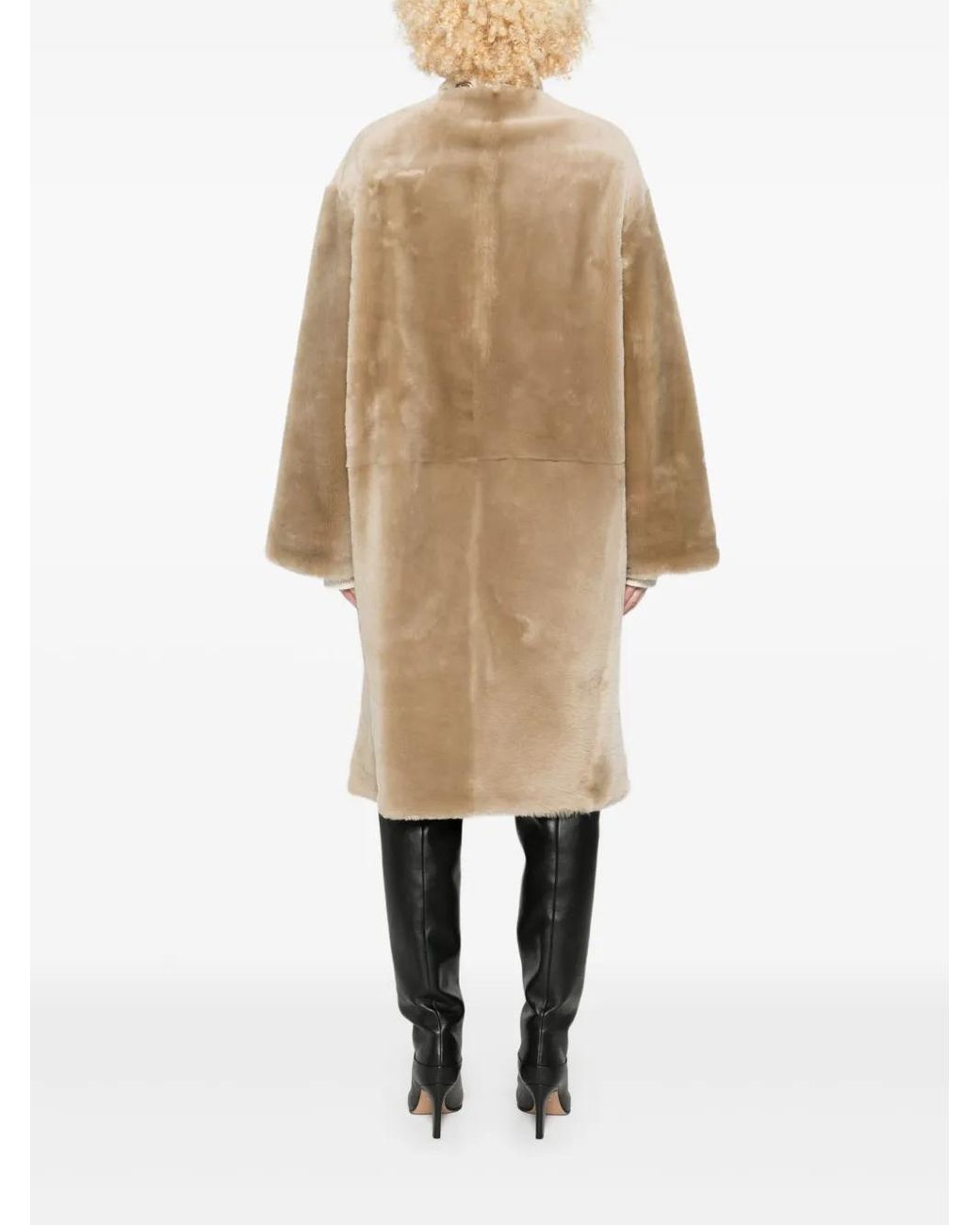 Totême  Natural Shearling Coat