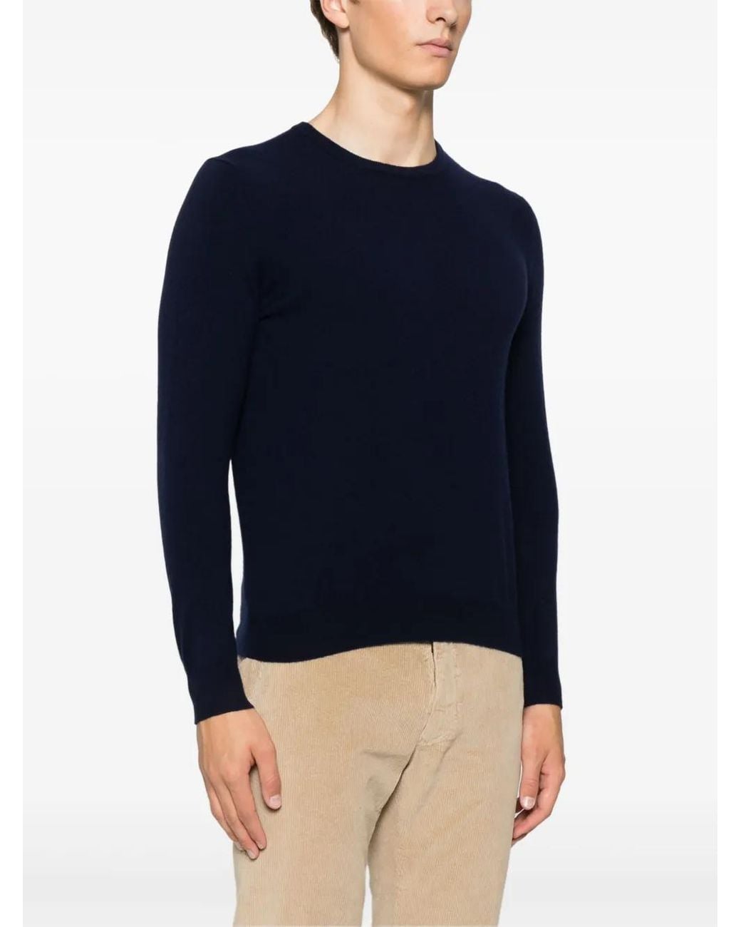 Fedeli Blue Argentina Sweater for men
