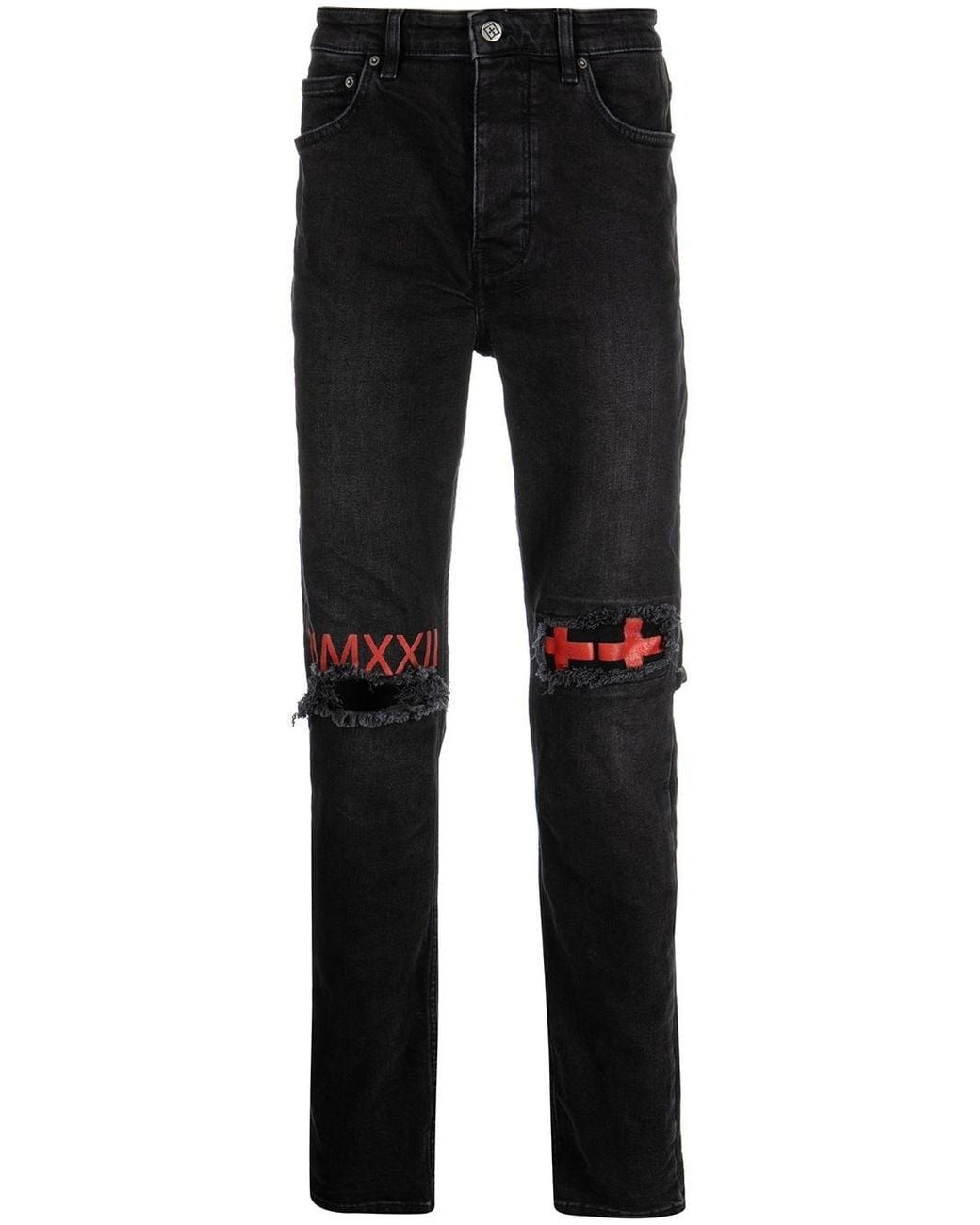 Ksubi Chitch World Tour Slim Jeans in Black for Men | Lyst