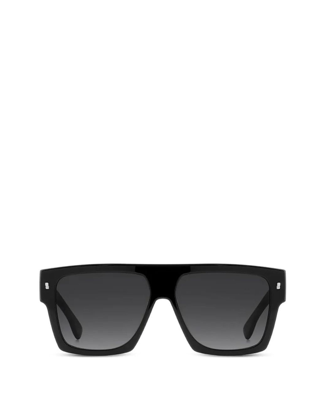 DSquared² Black Lunettes De Soleil Iconique À Monture Carrée