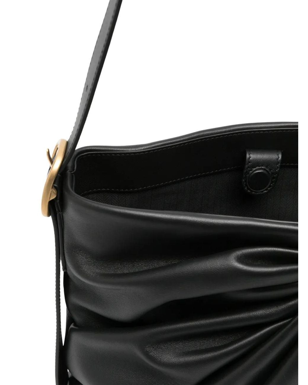 Loewe Black Draped Tote