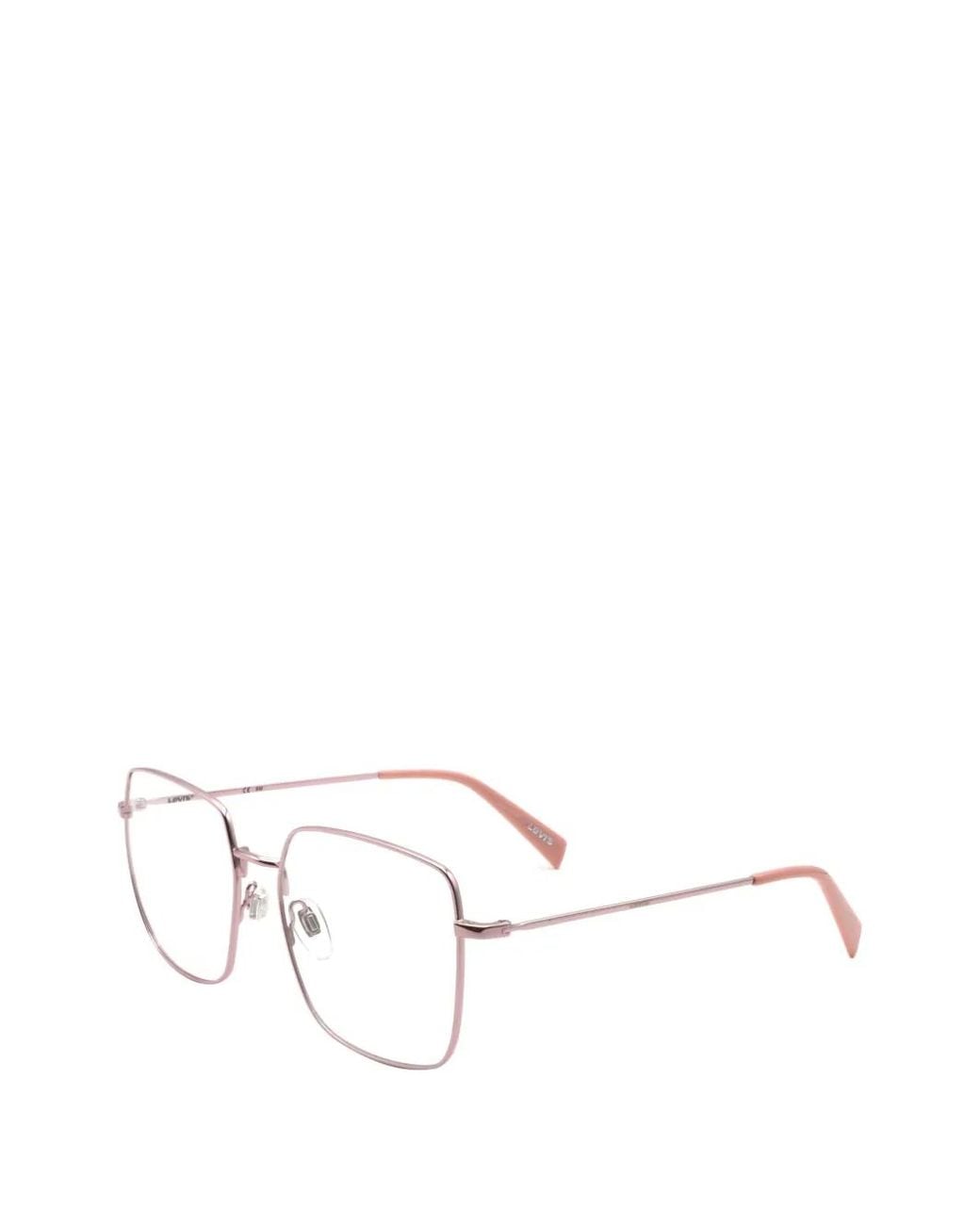 Levi's Natural Lunettes De Vue À Monture Carrée