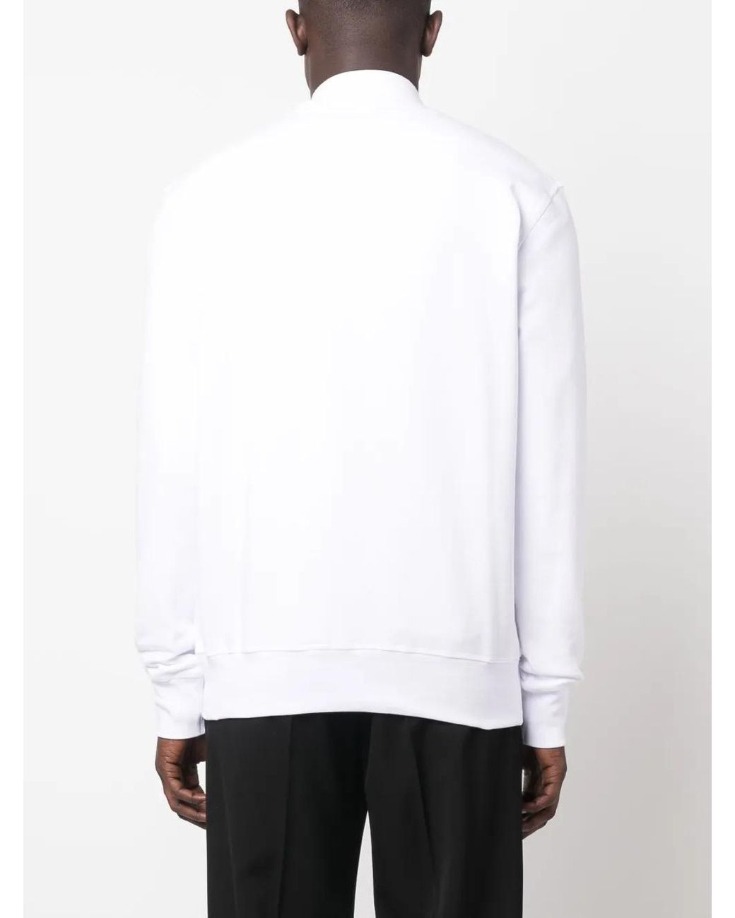 Sweat En Coton À Imprimé Tête De Mort McQueen pour homme en coloris White