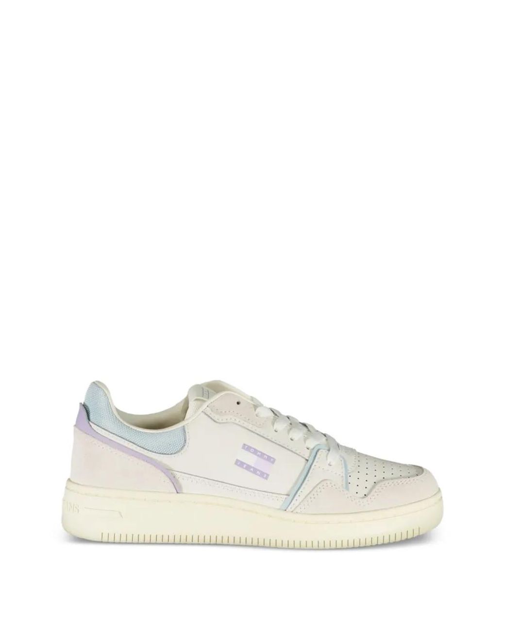 Tommy Hilfiger White Retro Basketball Panelled Sneakers