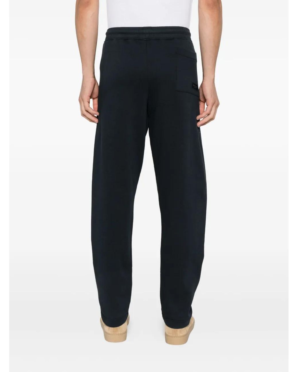Marc O' Polo Blue Cotton Track Trousers for men