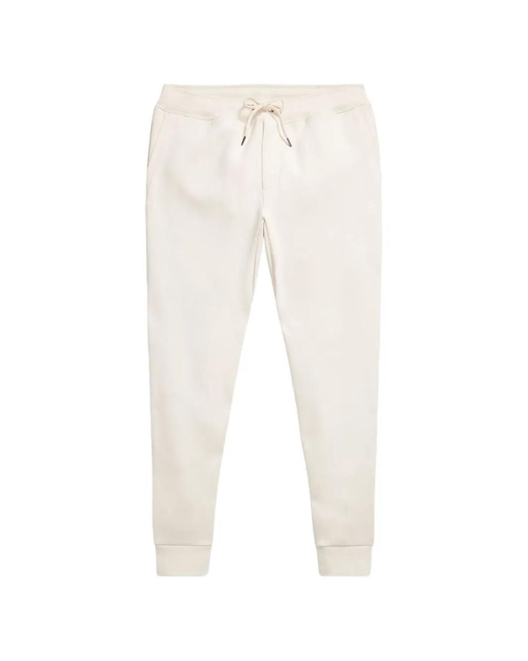 Polo Ralph Lauren White Drawstring-Waist Track Pants for men