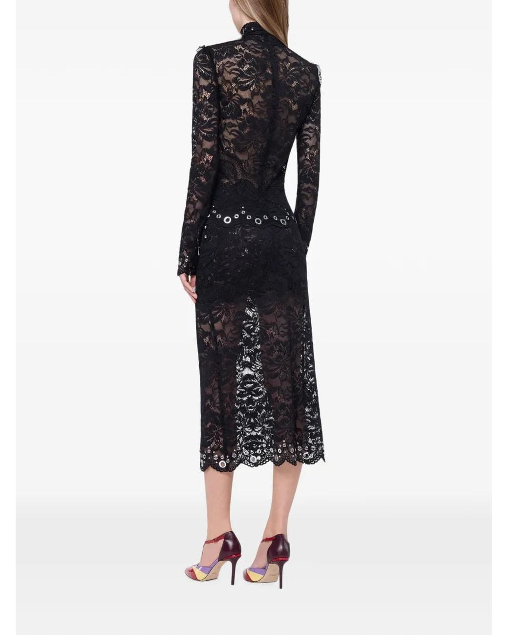 Rabanne Black Long-Sleeve Top