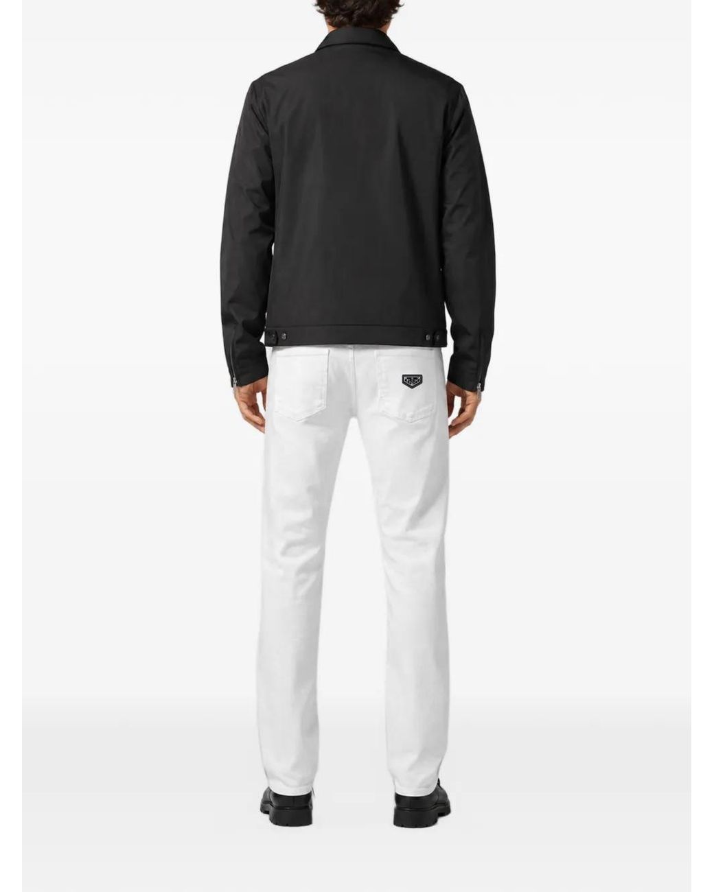 Philipp Plein White Jean Slim Basic for men