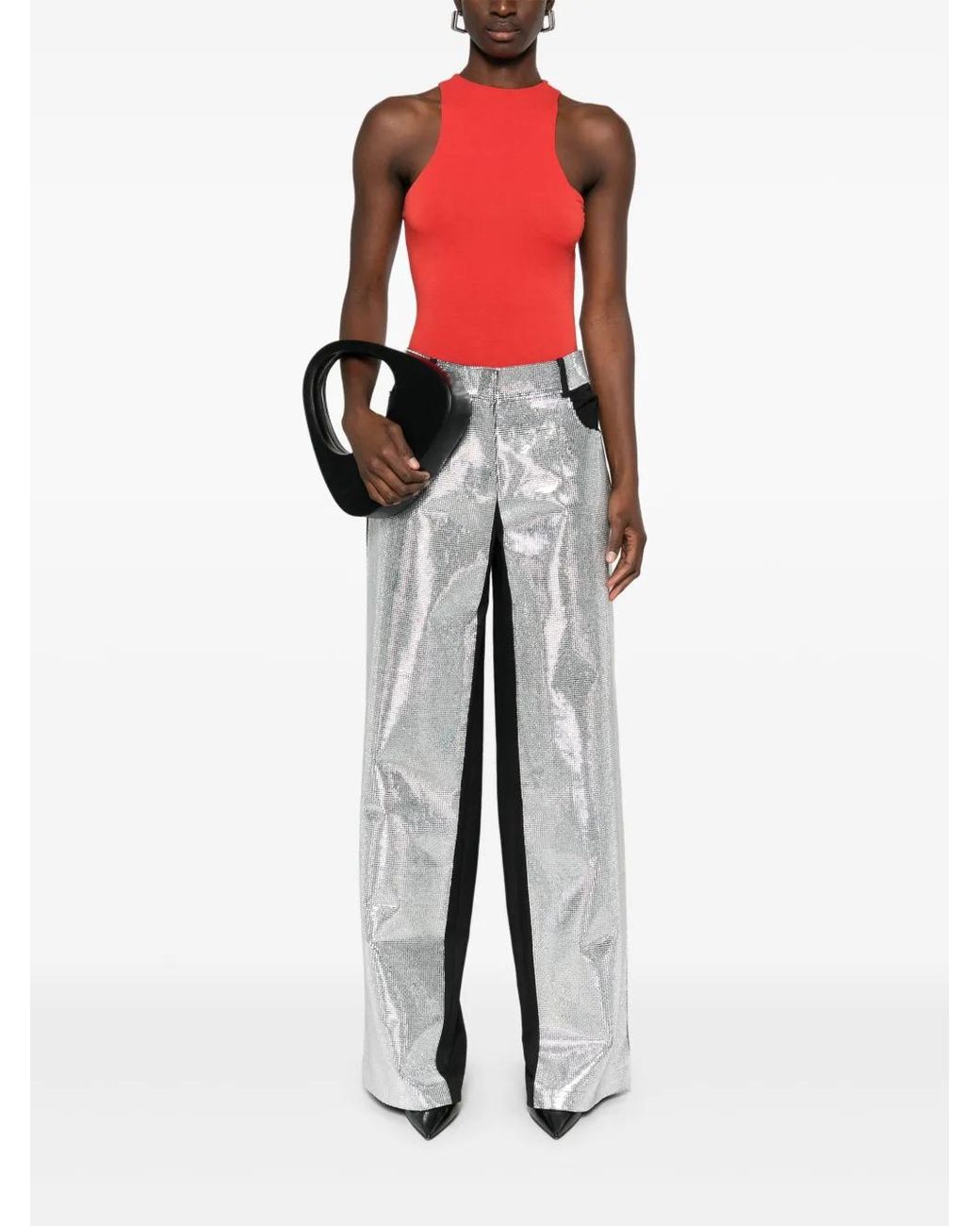 MANURI Edie Bodysuit in Red | Lyst