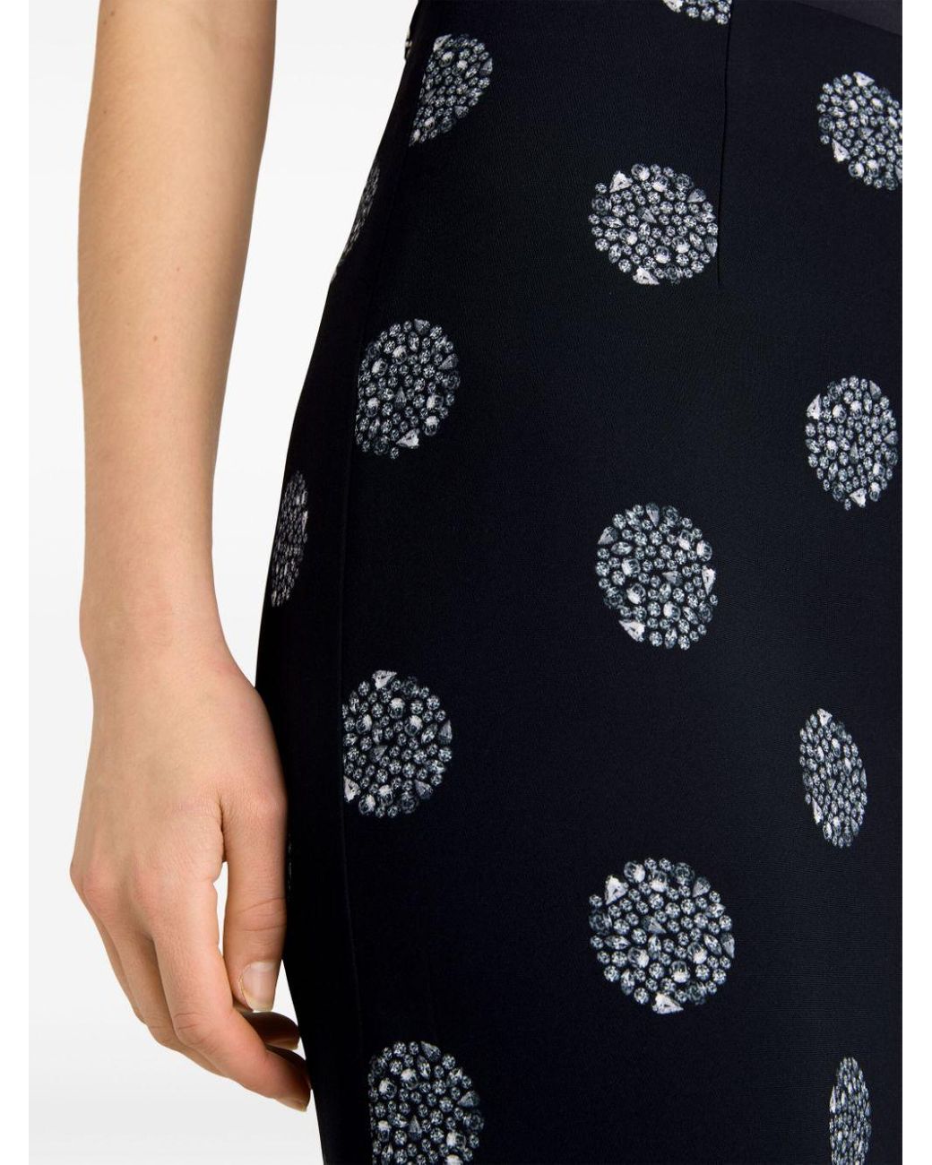 Cinq A Sept Malti Polka Dot Pencil Skirt in Blue Lyst UK
