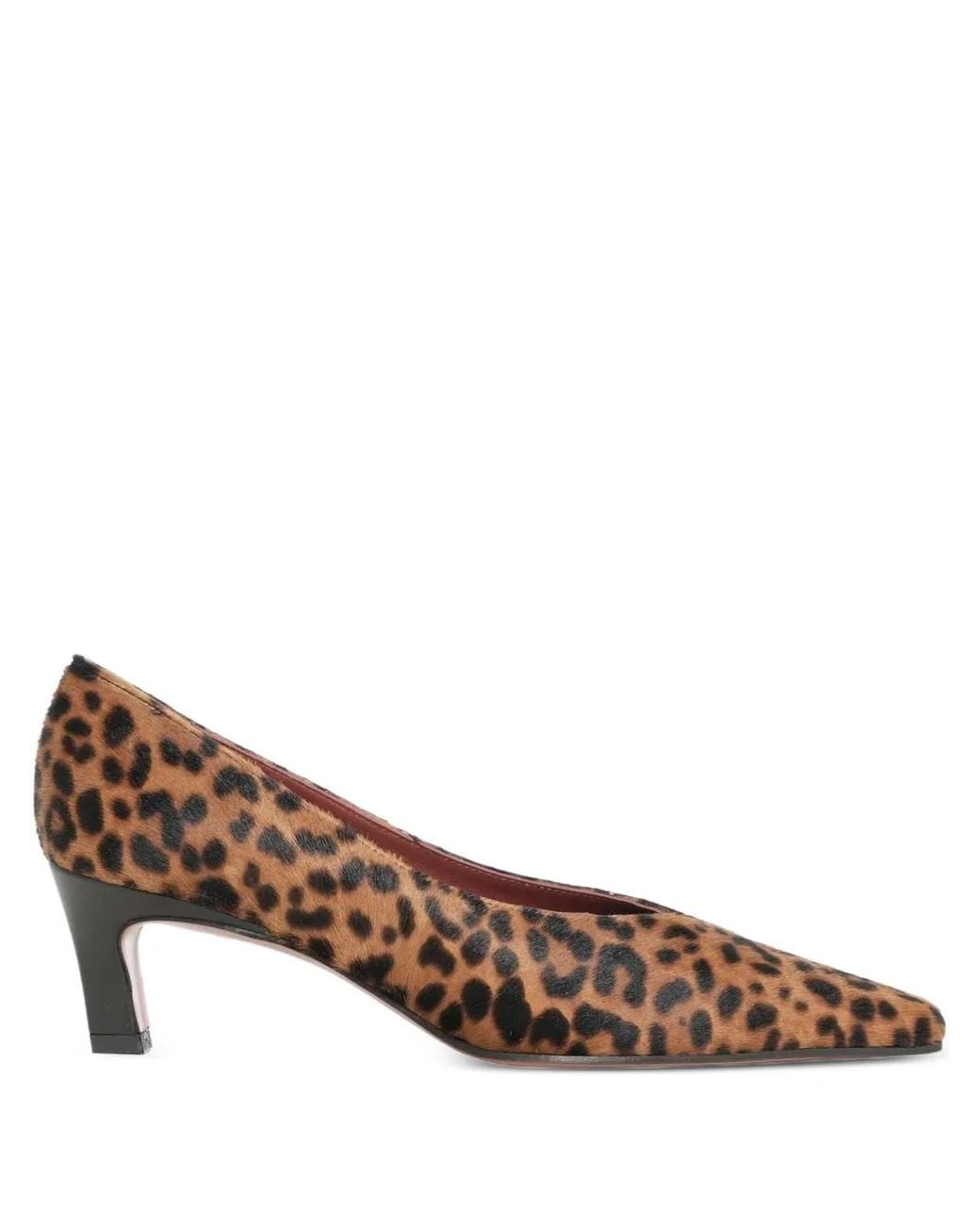 Roberto Festa Brown Falira Leopard-Print Heel Pumps