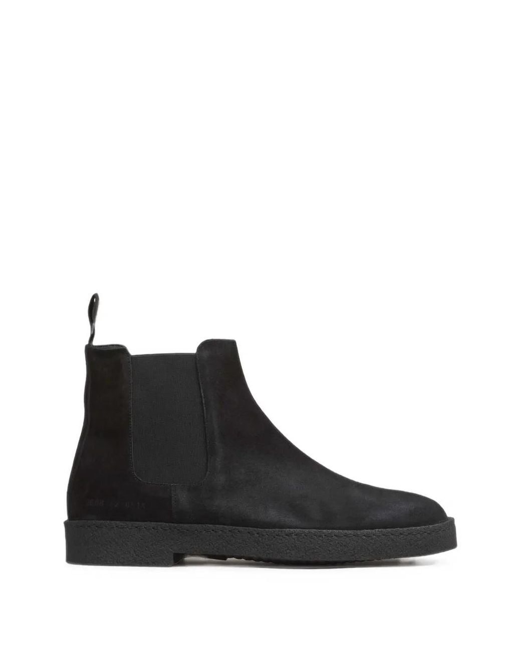 Common Projects Black Suede Chelsea Boots for men