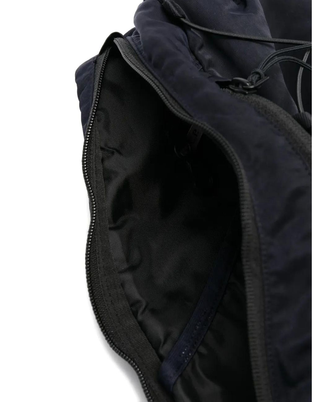 C P Company Black Functional And Urban Backpack for men