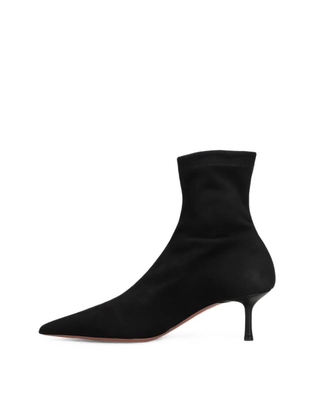 Castagna Black Selene Pointed-Toe Ankle Boots
