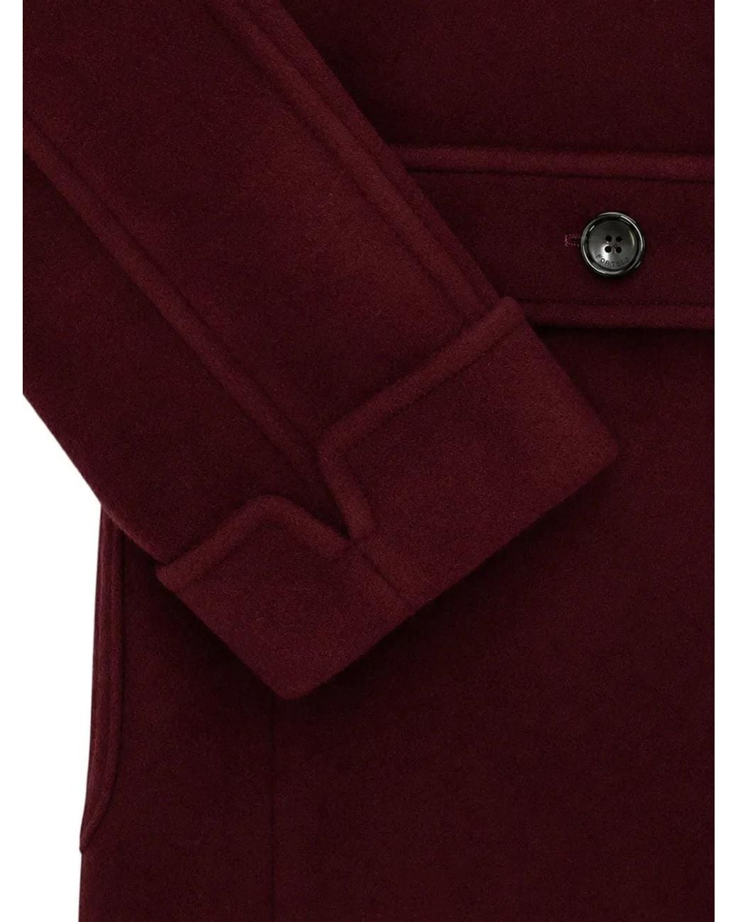 Fortela Red Bogart Double-Breasted Coat for men