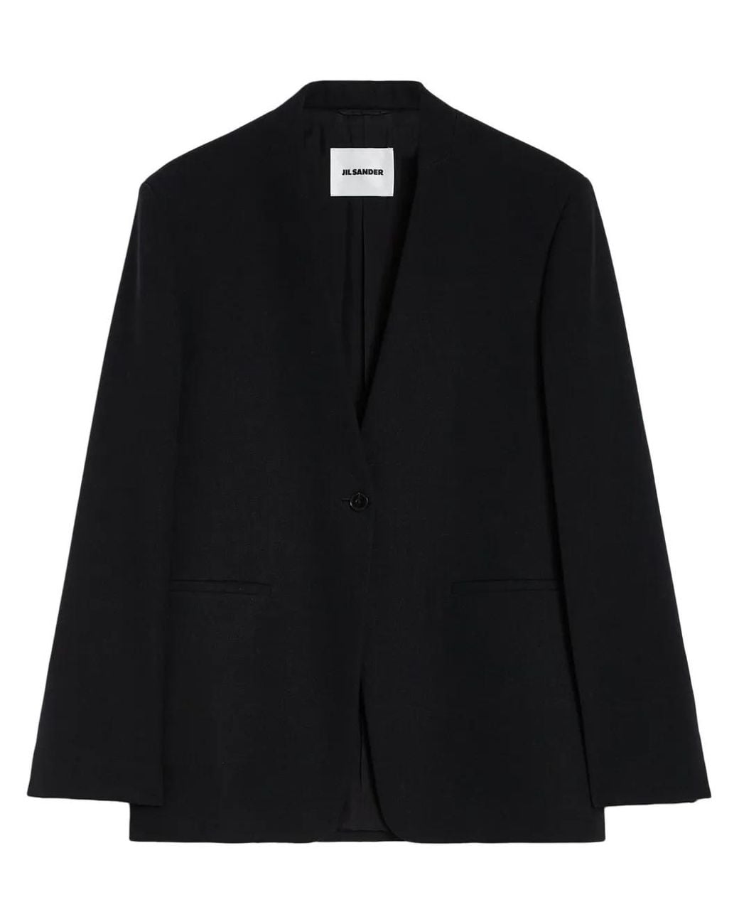 Jil Sander Black Tailored Blazer
