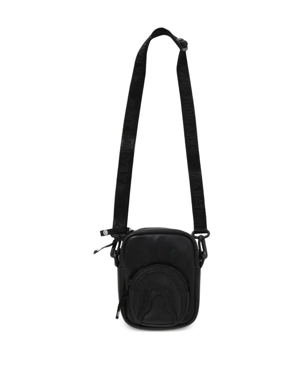 Borsa Messenger Con Zip di A Bathing Ape in Black da Uomo