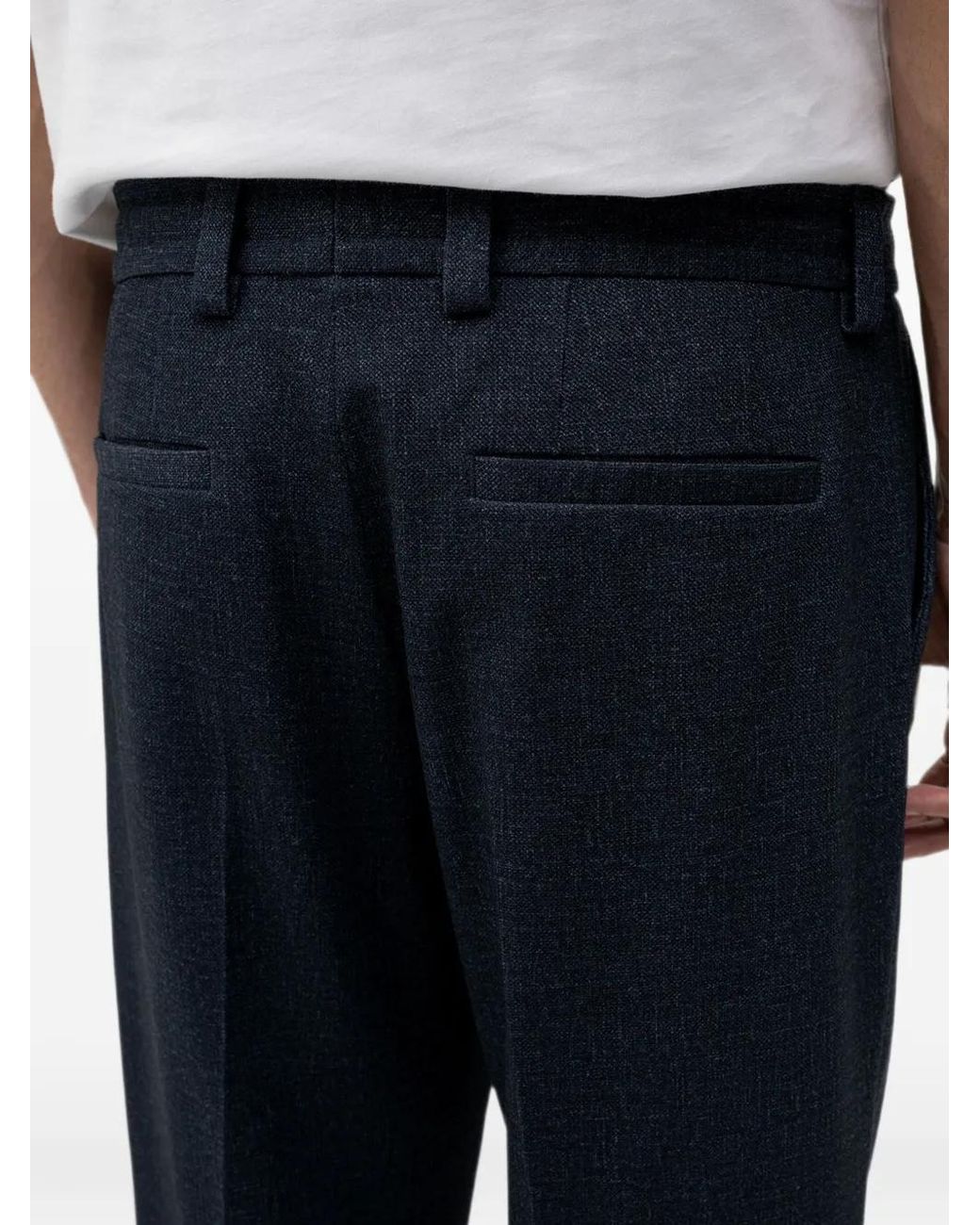 HUGO Black Pantalon Teagan261X-H À Coupe Moderne En Tissu Stretch Micro-Imprimé for men