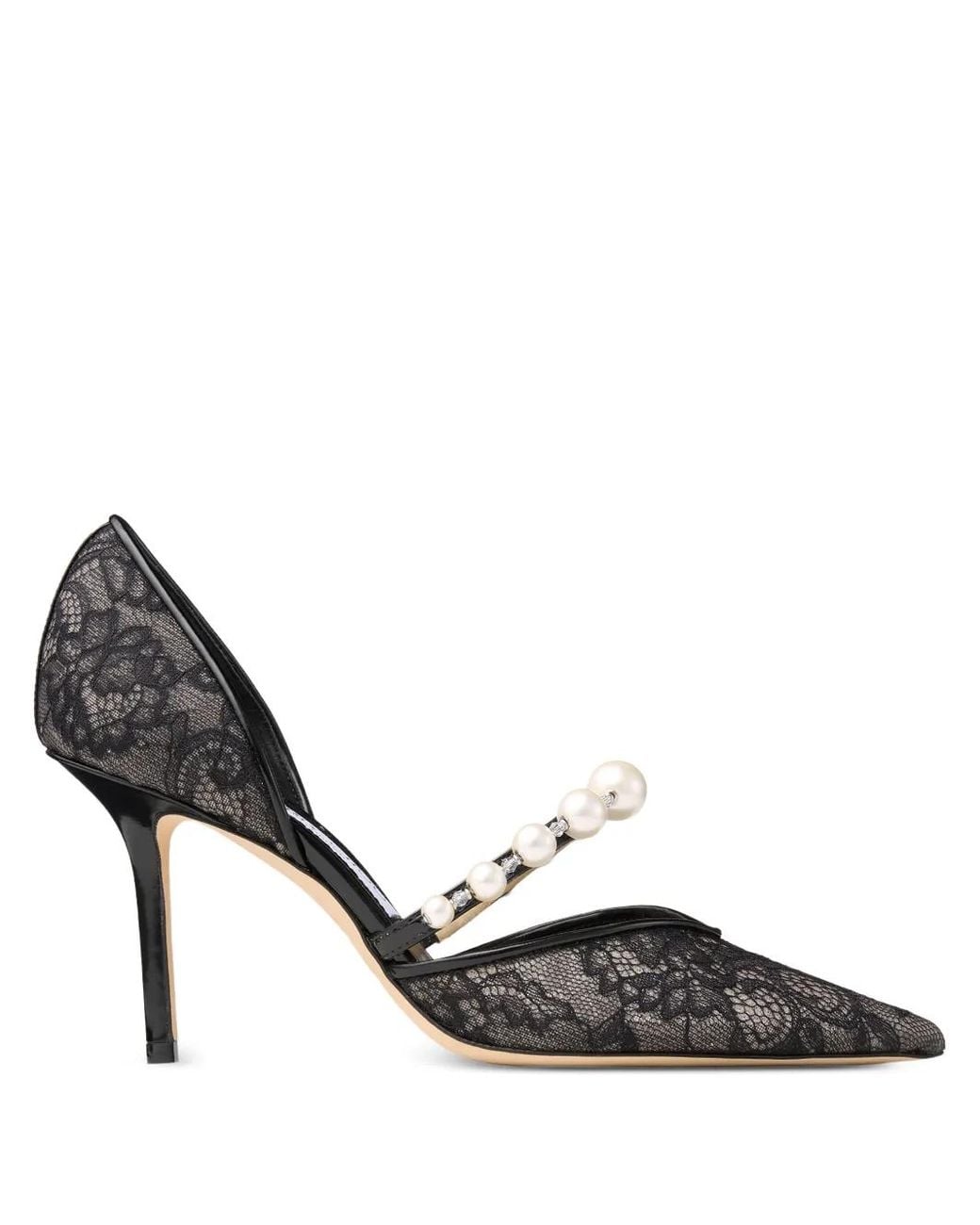 Jimmy Choo Black Aurelie Leather Pumps