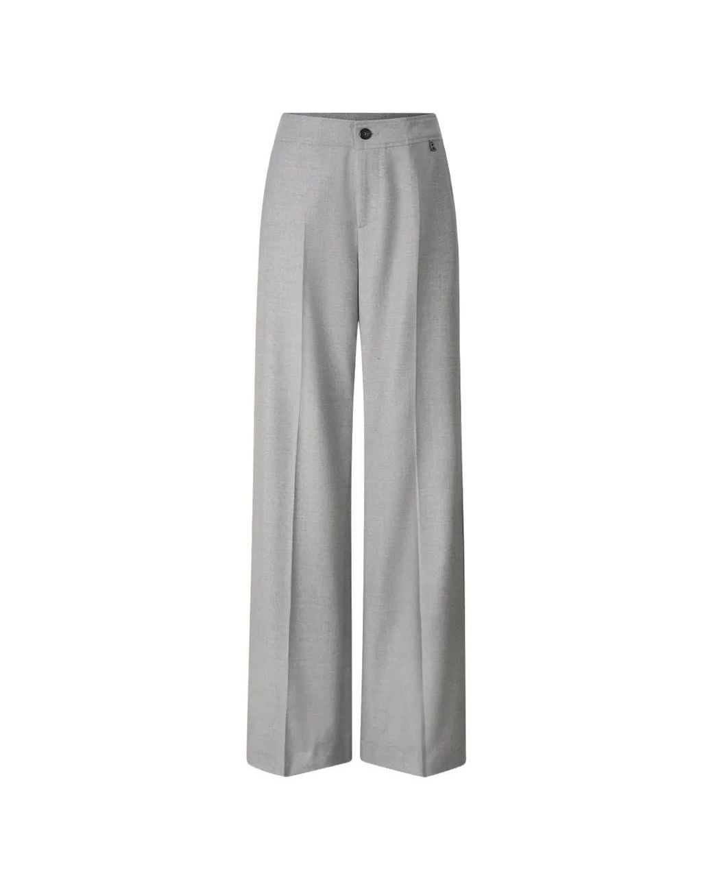 Bogner Gray Hermia Wide-Leg Trousers