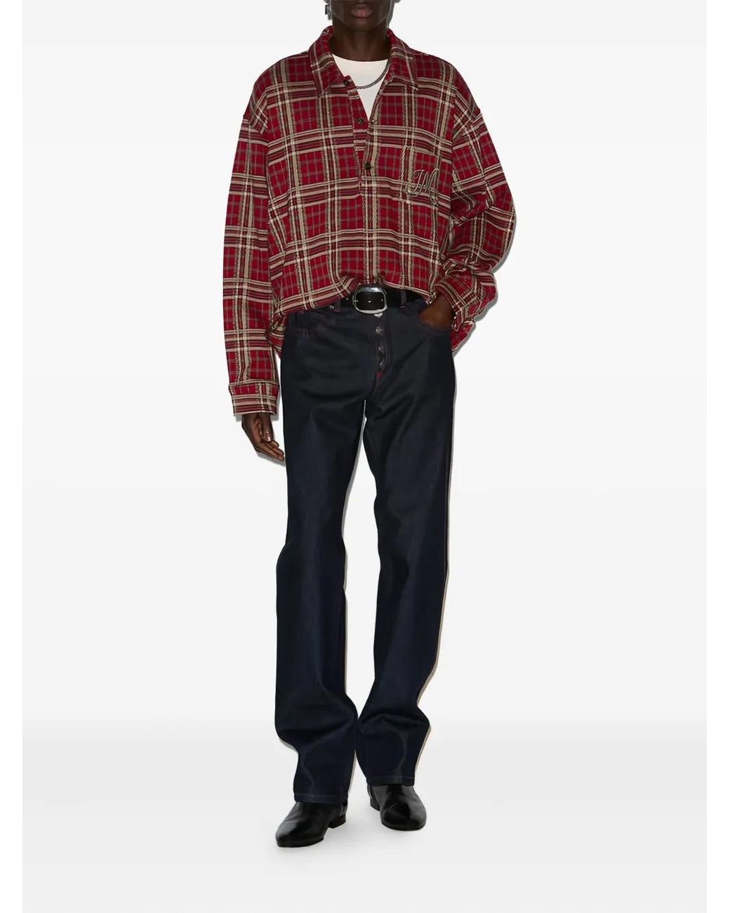 Isabel Marant Blue Jeffrey Button-Fly Jeans for men