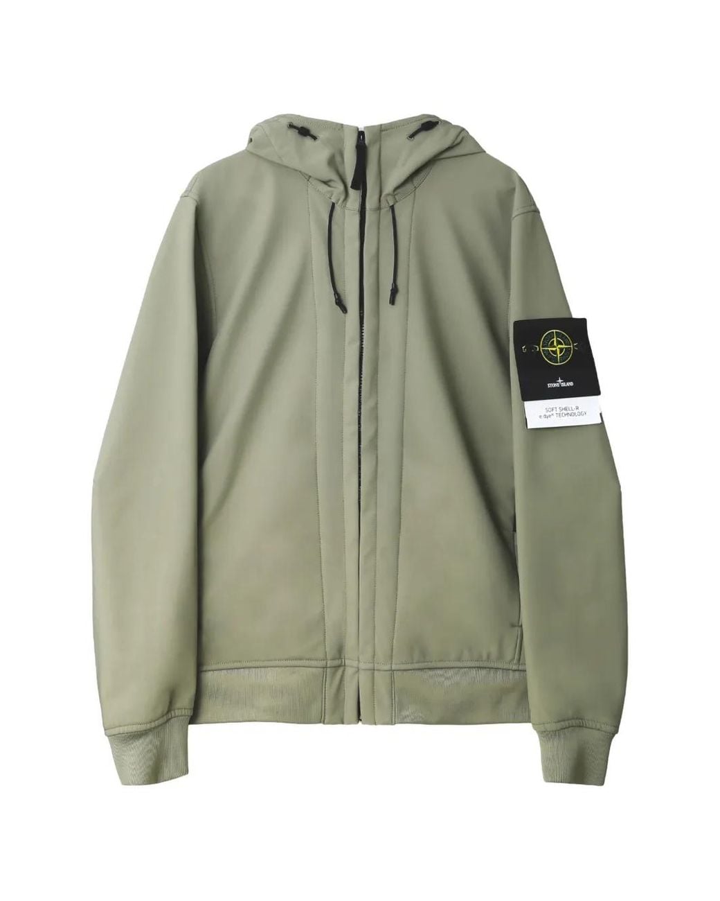 Stone Island Green Soft Shell-R Jacket for men