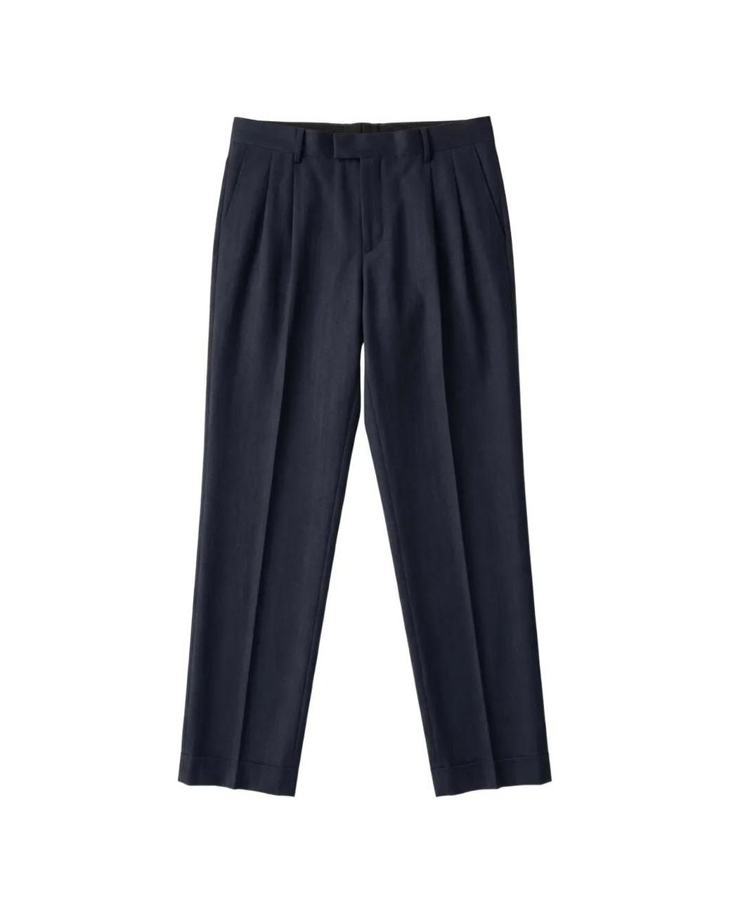 Lardini Blue Pleated Tailored Trousers for men