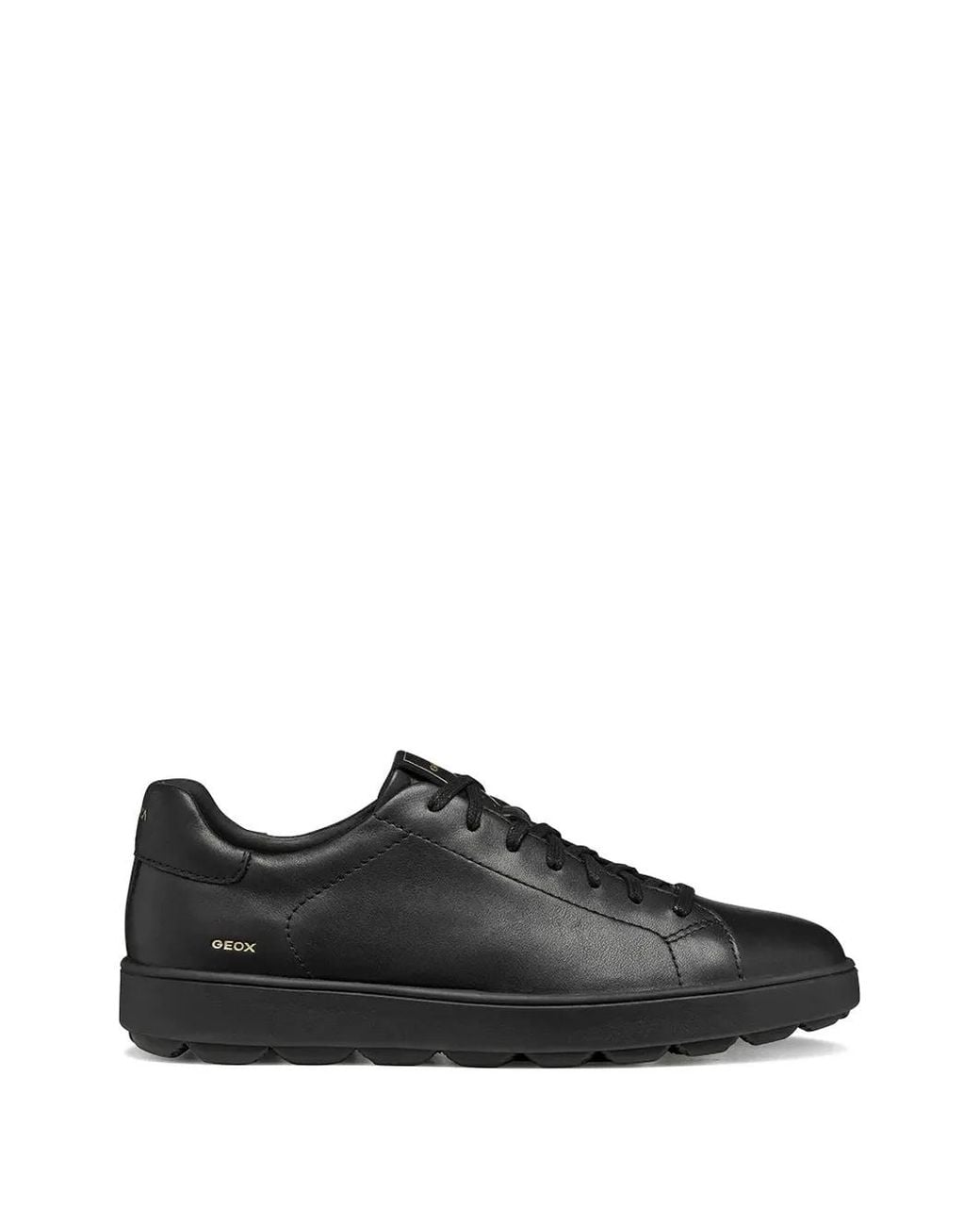 Geox Black Spherica Ecub-1 Lace-Up Sneakers for men